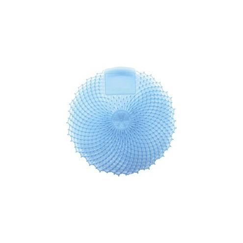 Genuine Joe Odor Control Urinal Screen - Fresh Cotton - Anti-splash, Odor Neutralizer - 1 Dozen - Light Blue