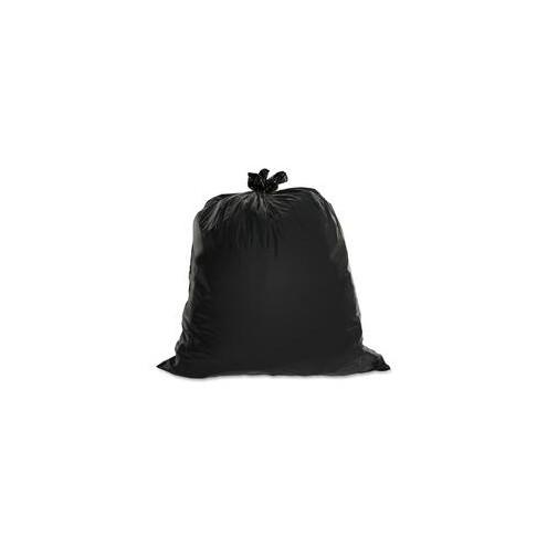 Genuine Joe Heavy-Duty Trash Can Liners - Extra Large Size - 60 gal - 39" Width x 56" Length x 1.50 mil (38 Micron) Thickness - Low Density - Black - 50/Carton