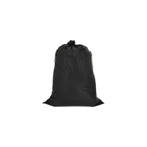 Genuine Joe Heavy-duty 42-gallon Contractor Cleanup Bags - Large Size - 42 gal - 33" Width x 48" Length x 2.50 mil (63 Micron) Thickness - Low Density - Black - 20/Carton - Kitchen