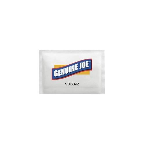 Genuine Joe Sugar Packets - Packet - 0 lb (0.1 oz) - 1200/Box
