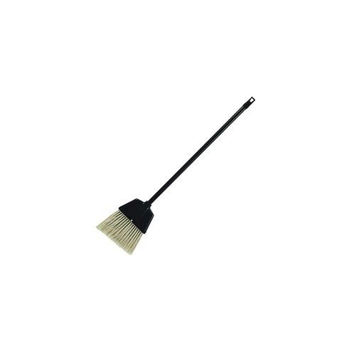 Genuine Joe Plastic Lobby Broom - Plastic Handle - 12 / Carton