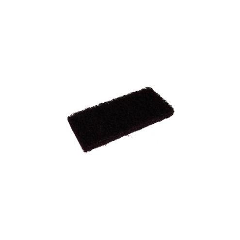 Genuine Joe Utility Stripping Pad - 1Each - 4.50" Width - Stripping, Floor - Dirt Remover - Brown