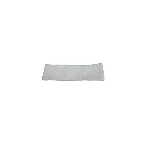 Genuine Joe Single-use Microfiber Pad - 150/Carton - 4.10" Width - Durable, Scratch-free - MicroFiber - White