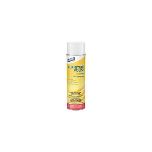 Genuine Joe Lemon Scent Furniture Polish - Spray - 19 fl oz (0.6 quart) - Lemon Scent - 1 Each