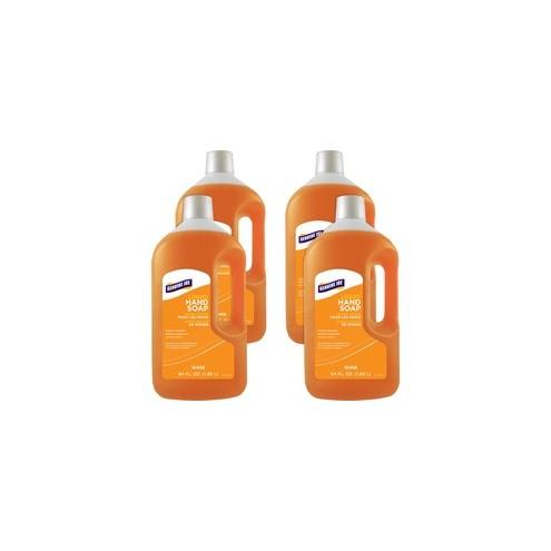 Genuine Joe Liquid Hand Soap - 64 fl oz (1892.7 mL) - Hand - Orange - pH Balanced, Bio-based - 4 / Carton