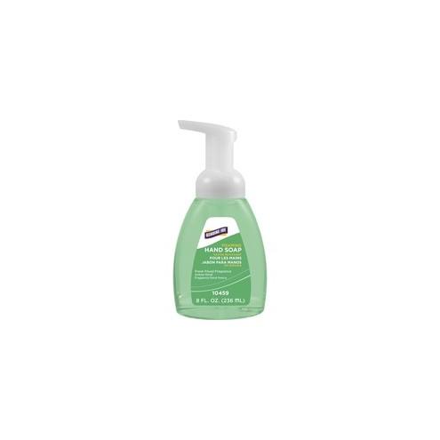 Genuine Joe Foaming Hand Soap - 8 fl oz (236.6 mL) - Pump Bottle Dispenser - Kill Germs - Hand, Skin - Green - Bio-based, Pleasant Scent - 1 Each