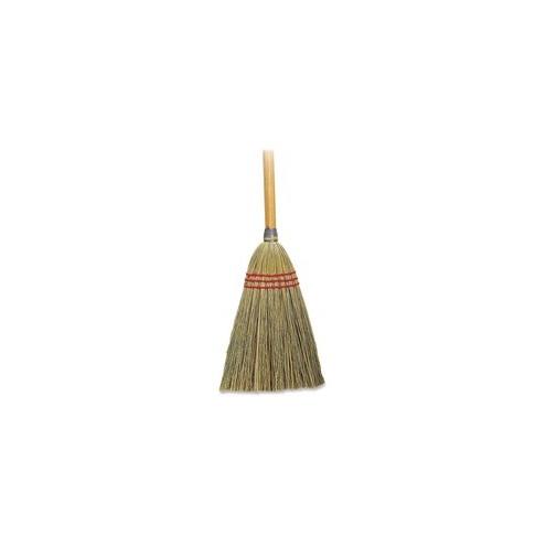 Genuine Joe Lobby Toy Broom - 34" Handle Length - Wood Handle - 12 / Carton