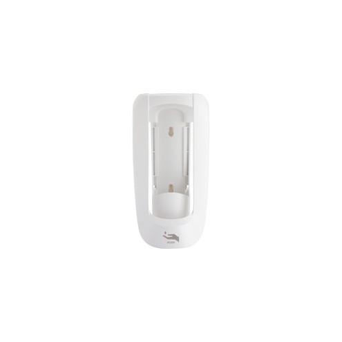 Genuine Joe OmniPod Hand Soap/Sanitizer Dispenser - 25.36 fl oz Capacity - Compact, Locking Mechanism, Tamper Resistant, Hygienic - White - 1Each