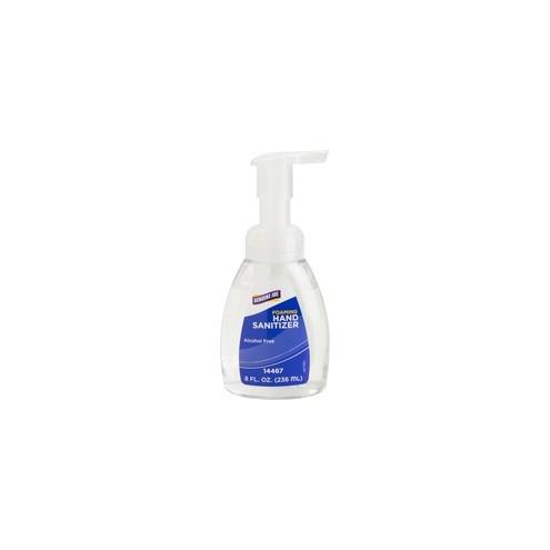 Genuine Joe Alcohol-free Foam Hand Sanitizer - Fresh Scent - 8 fl oz (236.6 mL) - Kill Germs, Bacteria Remover - Hand - Clear - Alcohol-free, Hygienic, Fast Acting - 24 / Carton