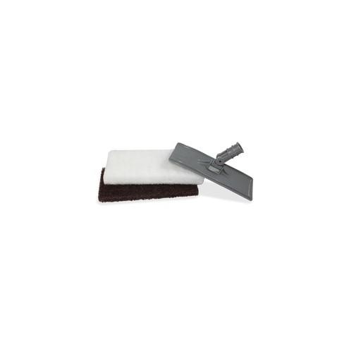 Genuine Joe Cleaning Pad Holder - Gray - 24 / Carton