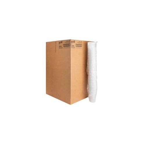 Genuine Joe Styrofoam Cup - 20 fl oz - 500 / Carton - White - Foam - Hot Drink, Cold Drink