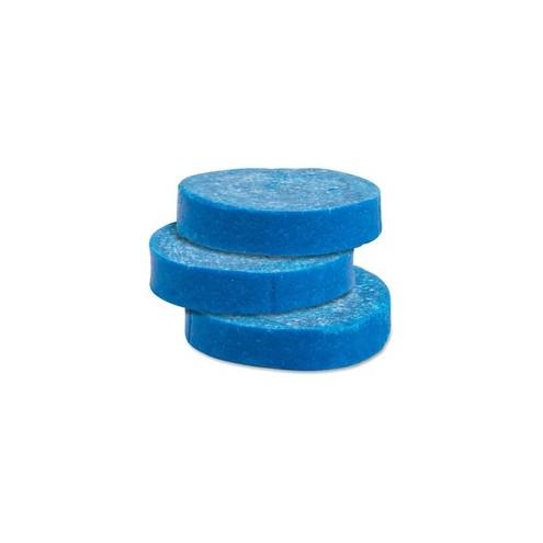 Genuine Joe Non-para Toss Blocks - Non-para Deodorizer, Water Soluble, Acid-free - 144 / Carton - Blue