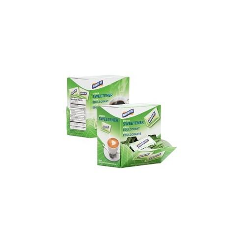 Genuine Joe Stevia Natural Sweetener Packets - PacketStevia Flavor - Natural Sweetener - 400/Carton