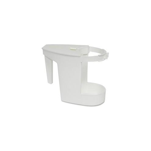 Genuine Joe Toilet Bowl Mop Caddy - 12 / Carton - White