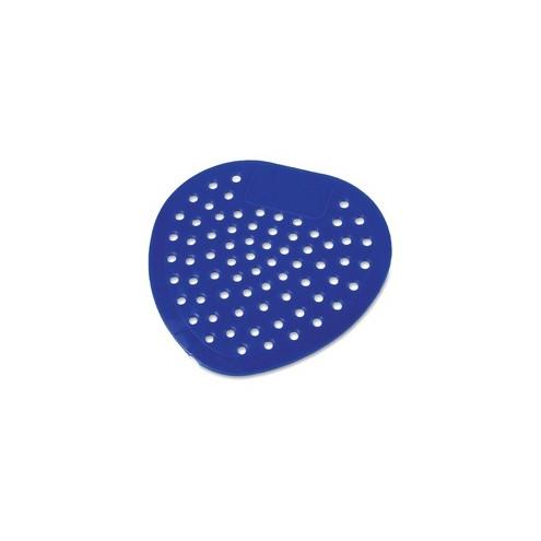 Genuine Joe Bubblegum Scent Urinal Screen - Bubblegum - Tapered Drain Hole, Splash Resistant, Deodorizer - 72 / Carton - Blue