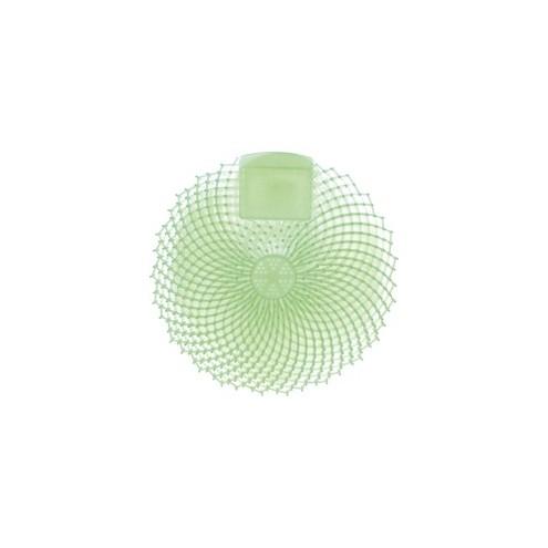 Genuine Joe Eclipse Scented Urinal Screen - Cucumber Melon - Anti-splash, Flexible, Deodorizer, Sturdy - 36 / Carton - Green