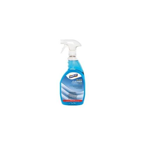 Genuine Joe Non-Ammoniated Glass Cleaner - Ready-To-Use Spray - 32 fl oz (1 quart) - 1 Each - Blue