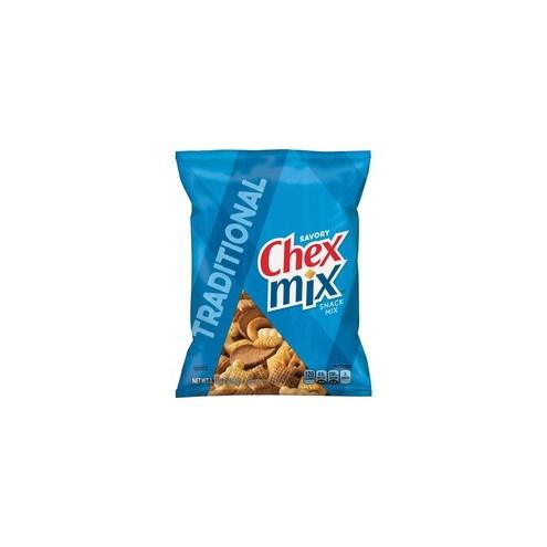 Chex Mix Traditional Snack Mix - Corn, Wheat - 3.75 oz - 8 / Carton