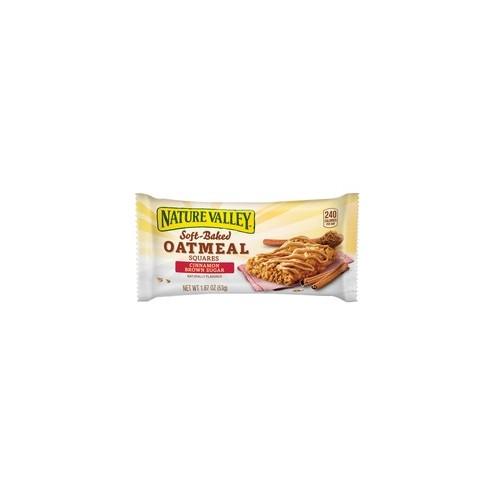 NATURE VALLEY Nature Valley Soft-Baked Oatmeal Bars - Cinnamon, Brown Sugar - 15 / Box