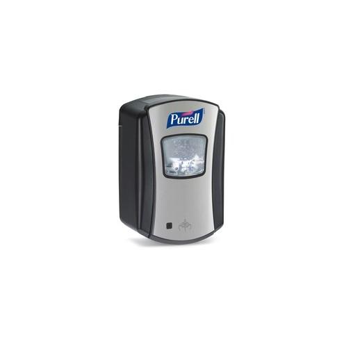 PURELL&reg; LTX-7 Hands-free Sanitizer Dispenser - Automatic - 23.67 fl oz Capacity - Black, Chrome - 1Each