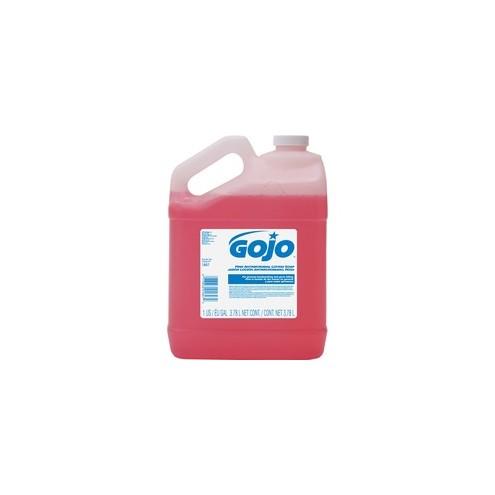 Gojo&reg; Pink Antimicrobial Lotion Soap - 1 gal (3.8 L) - Kill Germs - Hand - Pink - Triclosan-free - 1 Each