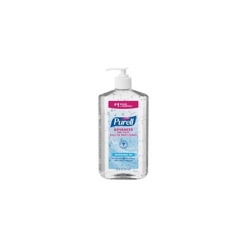 PURELL&reg; Instant Hand Sanitizer - 20 fl oz (591.5 mL) - Pump Bottle Dispenser - Hand - Clear - 1 Each