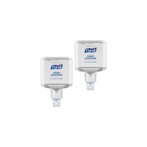 PURELL&reg; Professional Advanced Hand Sanitizer Foam - 40.6 fl oz (1200 mL) - Kill Germs - Hand - Clear - Dye-free, Fragrance-free, Bio-based - 2 / Carton