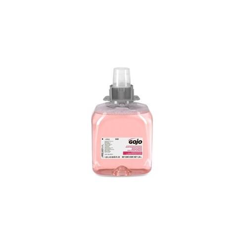 Gojo&reg; Luxury Foaming Handwash Dispenser Refill - Cranberry Scent - 42.3 fl oz (1250 mL) - Hand - Translucent Pink - Rich Lather - 3 / Carton