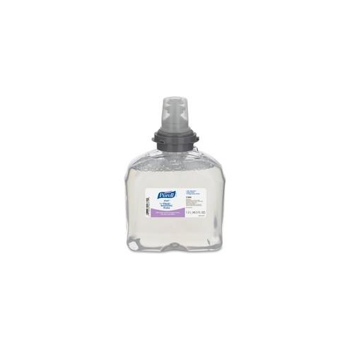 PURELL&reg; TFX Dispenser Refill Hand Sanitizing Foam - 40.6 fl oz (1200 mL) - Kill Germs - Hand - Clear - Dye-free, Fragrance-free, Anti-irritant, Alcohol-free - 2 / Carton