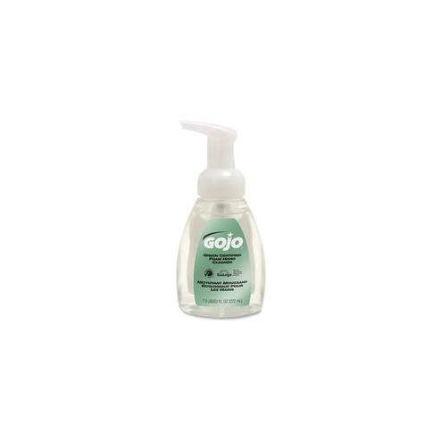 Gojo&reg; Green Certified Foam Hand Cleaner - 7.5 fl oz (221.8 mL) - Push Pump Dispenser - Hand - Clear - 6 / Carton