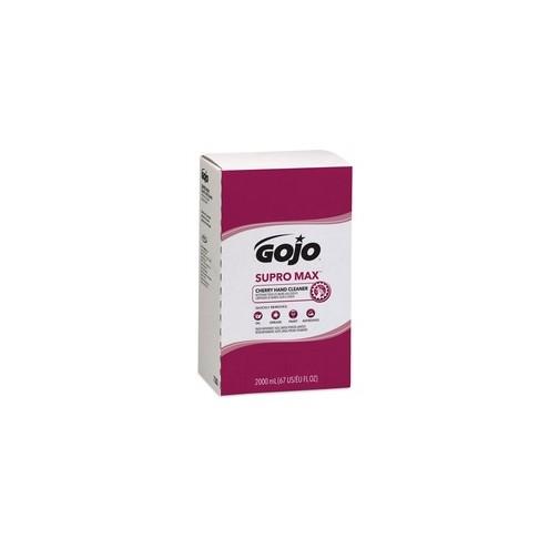 Gojo&reg; Supro Max Cherry Hand Cleaner - Cherry Scent - 67.6 fl oz (2 L) - Adhesive Remover, Soil Remover - Hand - Tan - 1 Each