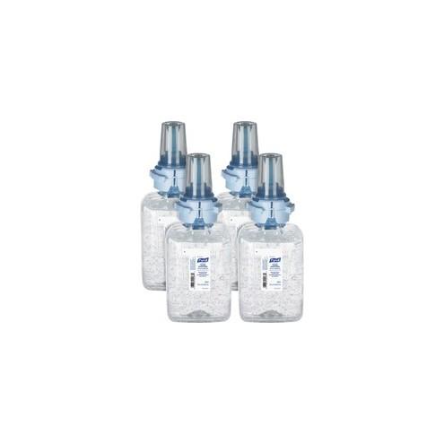 PURELL&reg; ADX Dispenser Gel Sanitizer Refill - 23.7 fl oz (700 mL) - Push Pump Dispenser - Kill Germs - Hand - Clear - Fragrance-free, Dye-free - 4 / Carton