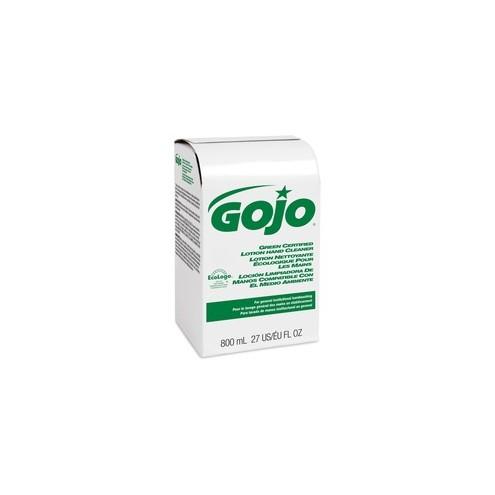 Gojo&reg; Green Certified Lotion Hand Cleaner Refill - 27.1 fl oz (800 mL) - Hand - Green - 12 / Carton