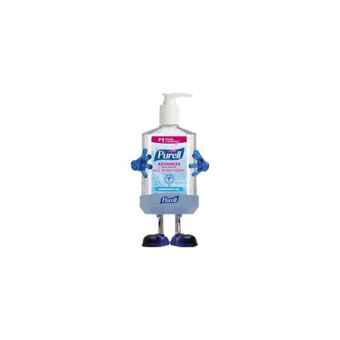 PURELL&reg; Pals Hand Sanitizing Desktop Kit - 8 fl oz (236.6 mL) - Pump Bottle Dispenser - Hand - Transparent Blue - 1 / Kit