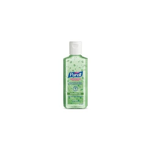 PURELL&reg; Instant Hand Sanitizer with Aloe - Floral Scent - 4 fl oz (118.3 mL) - Kill Germs - Hand - Green - Non-sticky, Residue-free - 1 Each