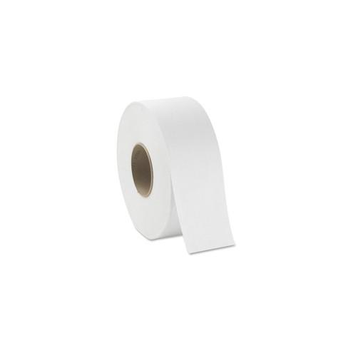 Envision Jumbo Roll Bath Tissue - 2 Ply - 3.50" x 1000 ft - White - Fiber - Chlorine-free - For Multipurpose - 8 / Carton