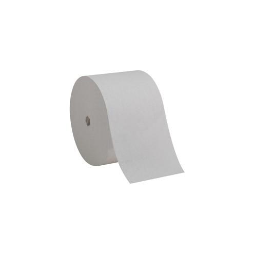 Compact Coreless Big Roll Bath Tissue - 1 Ply - 3.85" x 4.05" - 30000 Sheets/Roll - 5.75" Roll Diameter - White - Fiber - Coreless - For Toilet - 18 Rolls Per Carton - 54000 / Carton