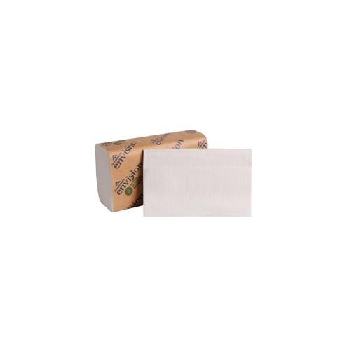 Georgia-Pacific Envision Singlefold Paper Towels - 9.25" x 10.25" - White - For Washroom - 4000 Quantity Per Carton - 16 / Carton