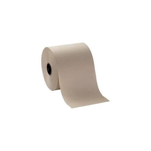 SofPull Hardwound Roll Kraft Paper Towels - 7.09" x 1000 ft - 7.80" Roll Diameter - Brown - Kraft - Soft, Absorbent - 6 / Carton