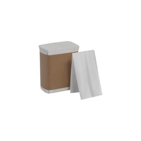 Georgia-Pacific Small Dispenser Napkins - 1 Ply - 7" x 13.50" - White - 250 Quantity Per Bundle - 10000 / Carton