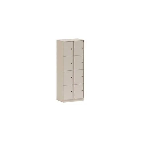 Great Openings 8-door Cubby Locker - Overall Size 65.9" x 24" - Beige - Metal