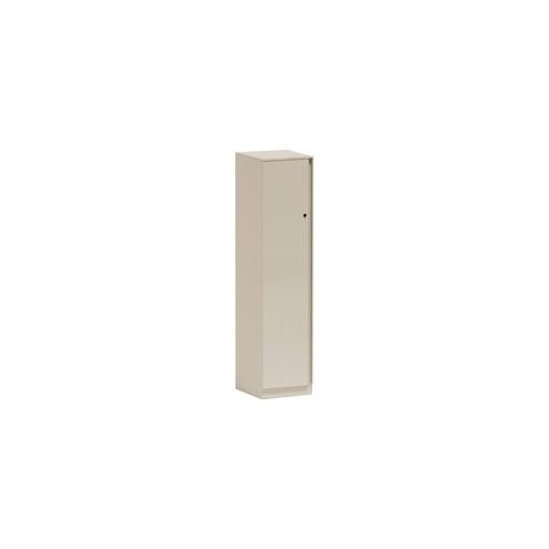 Great Openings 18"L Single Locker - for Jacket, Shoes - Overall Size 65.9" x 18" - Beige - Metal