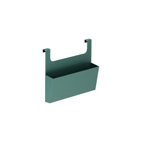 Great Openings Chester Side Bin - External Dimensions: 2.3" Length x 15" Width x 5.8" Height - Green - For Document - 1 Each