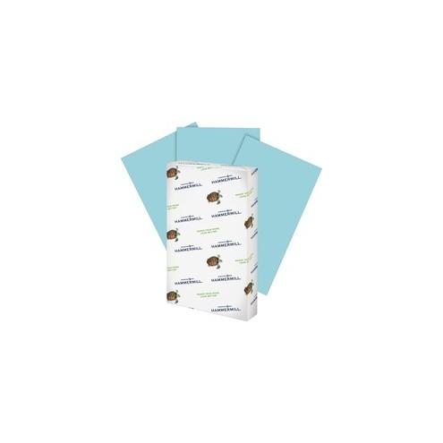 International Paper Paper for Copy Laser, Inkjet Print Colored Paper - 30% Recycled - Legal - 8 1/2" x 14" - 20 lb Basis Weight - Smooth - 500 / Ream - Blue