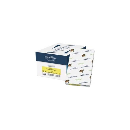 Hammermill Paper for Copy Copy & Multipurpose Paper - 30% Fiber Recycled Content - Legal - 8 1/2" x 14" - 20 lb Basis Weight - 5000 / Carton - Canary