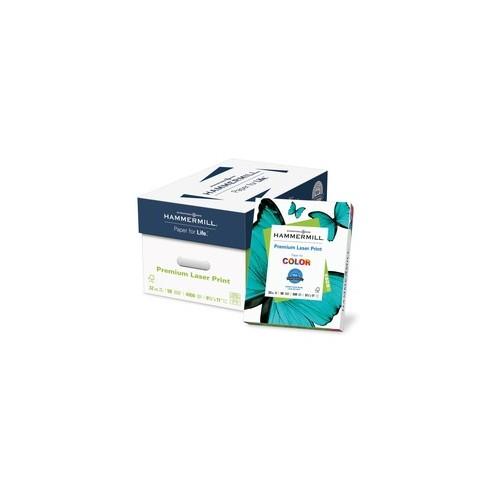 Hammermill Paper for Color Laser Print Laser Paper - Letter - 8 1/2" x 11" - 32 lb Basis Weight - Ultra Smooth - 4000 / Carton - White