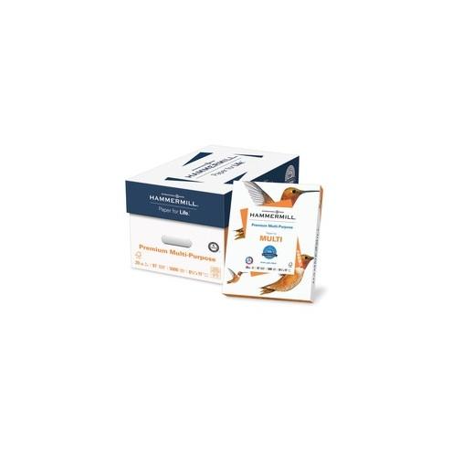 Hammermill Paper for Multi Copy & Multipurpose Paper - Letter - 8 1/2" x 11" - 20 lb Basis Weight - Smooth - 200000 / Pallet - White