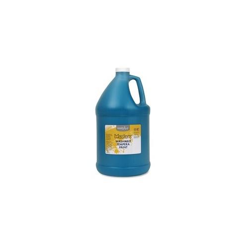 Handy Art Little Masters Washable Tempera Paint Gallon - 1 gal - 1 Each - Turquoise