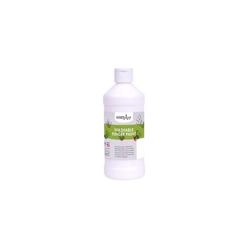 Handy Art Washable Finger Paint - 16 oz - 1 Each - White