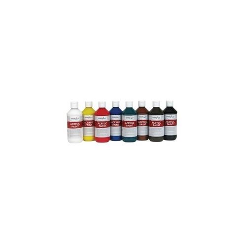 Handy Art Acrylic Paint - 8 oz - 8 / Set - Assorted